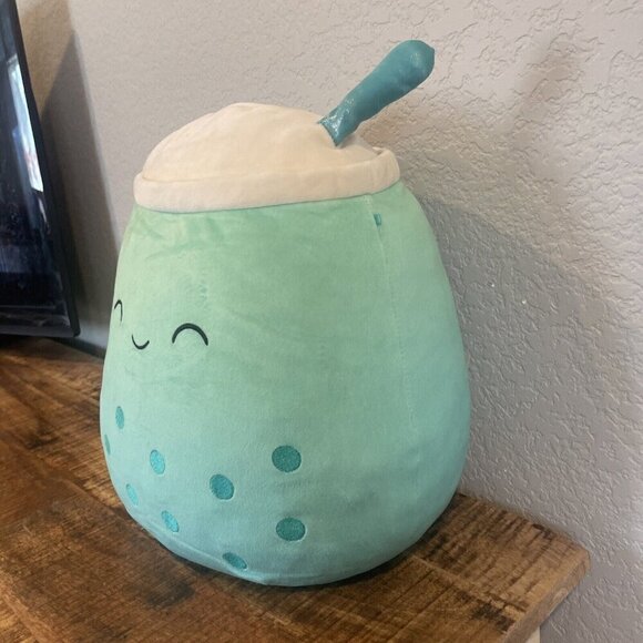 Squishmallow Boba Tea 14 inch Jakarria the Boba Tea Rare 2021 Plush - Picture 2 of 9
